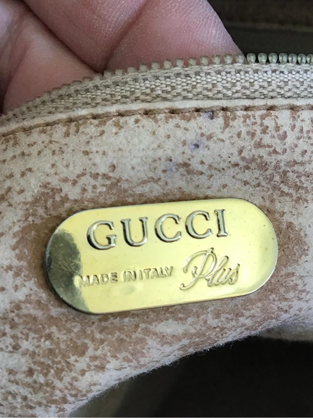 Vintage Gucci Plus Brown Leather Satchel Handbag Italy - Picture 6 of 16